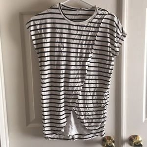 Short sleeve striped nursing top ASOS